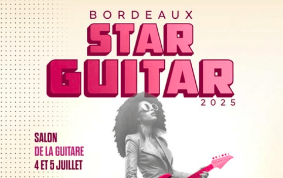 Bordeaux Star Guitar
